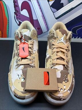 Brand New NO OG BOX! WNBA x Wmns Air Jordan 3 Retro “Desert Camo”